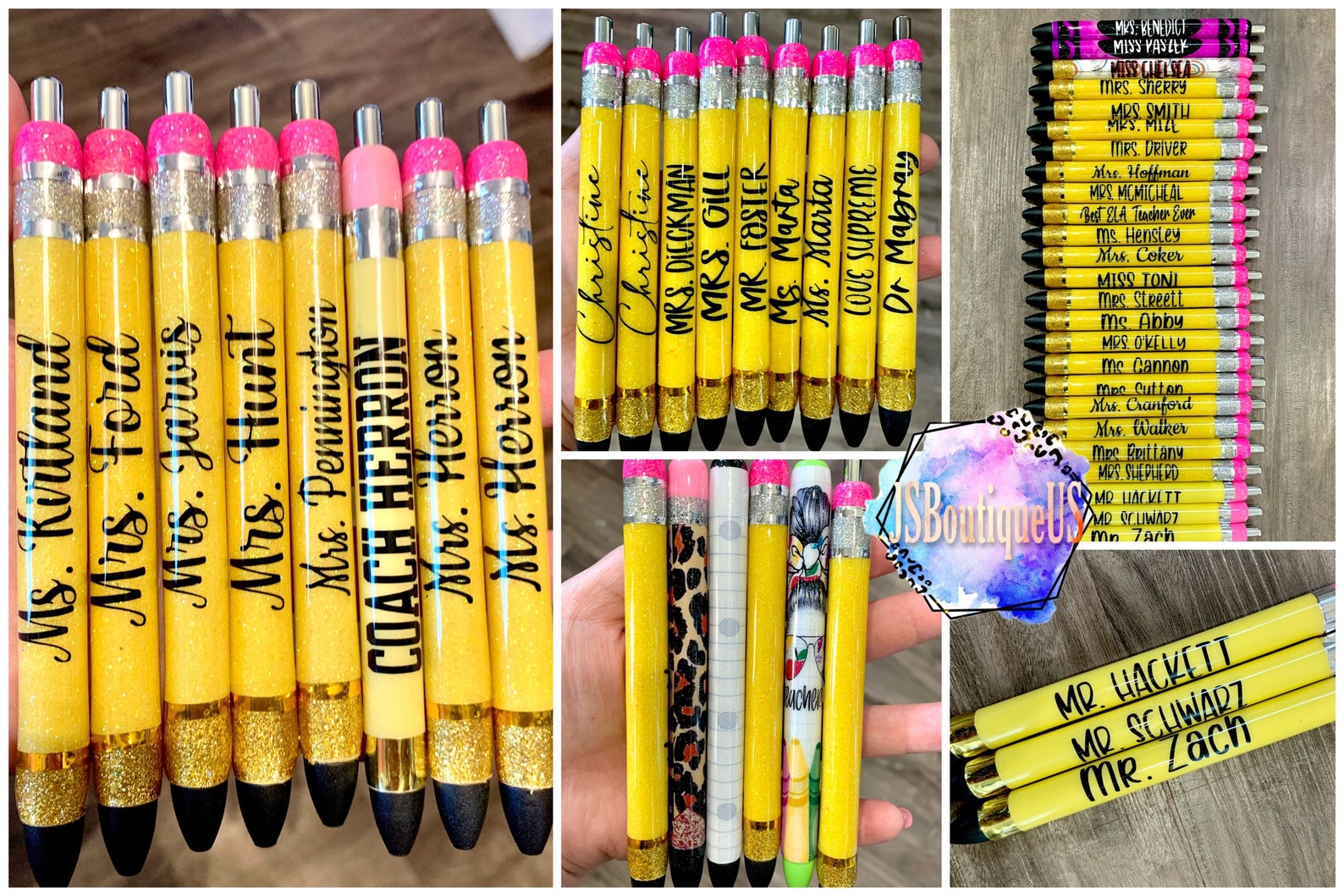 Personalized Teacher Pens Gifts /pencil Pens/ Pencil Etsy