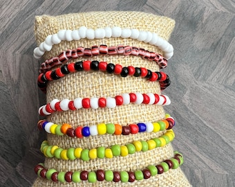 Orisha bracelets, ilde de santos Elegua oshun shango obbatala osain, oya orula santeria yoruba afro religion , eleke, ide