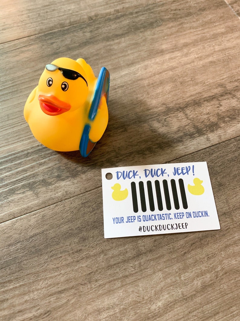 Jeep Wrangler Free Printable Duck Duck Jeep Tags - Printable Word Searches