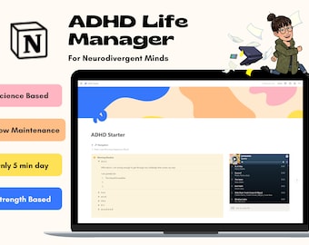 ADHD Life Manager System | Notation template