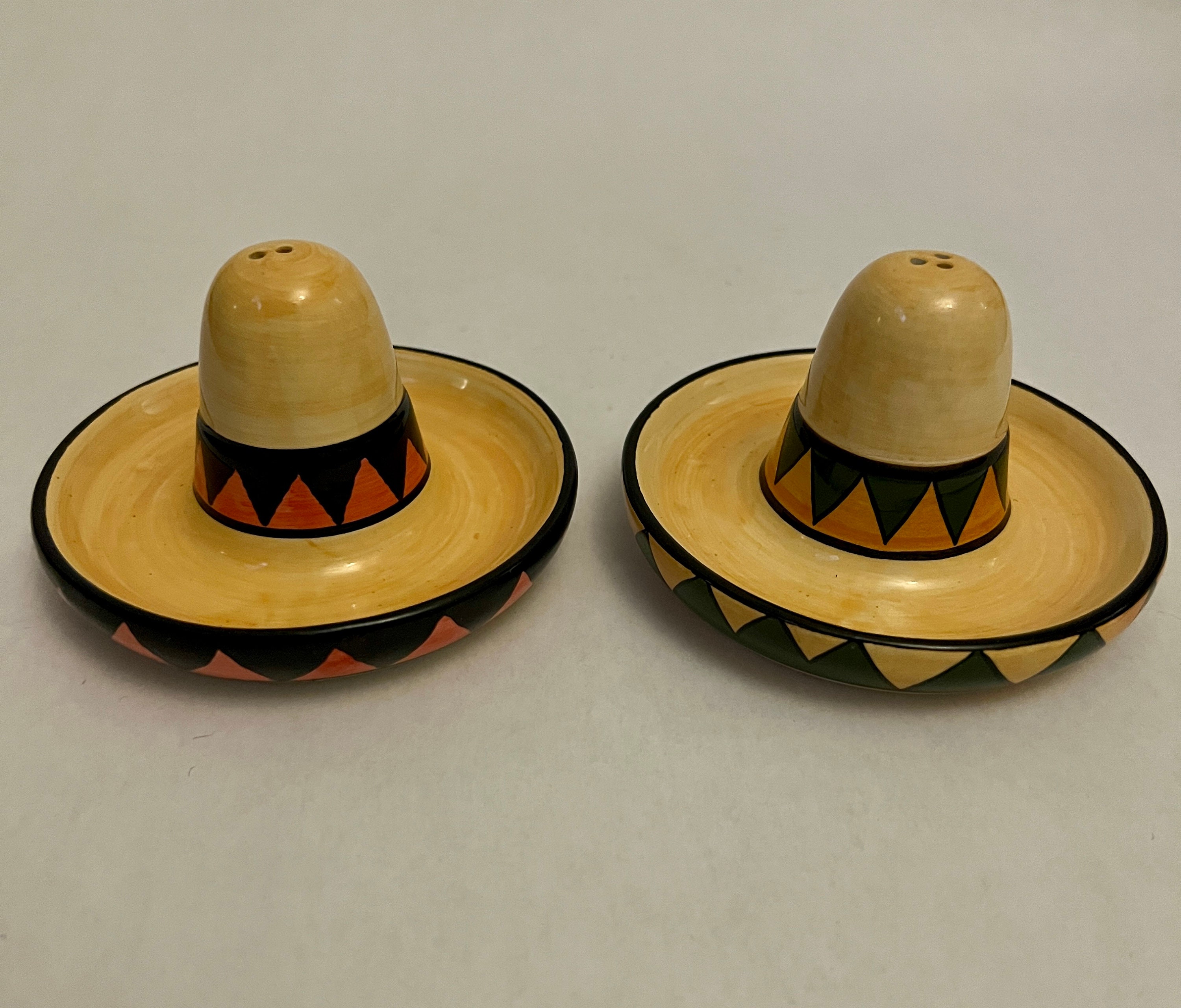 Vintage Sombrero Salt and Pepper Shakers Etsy UK