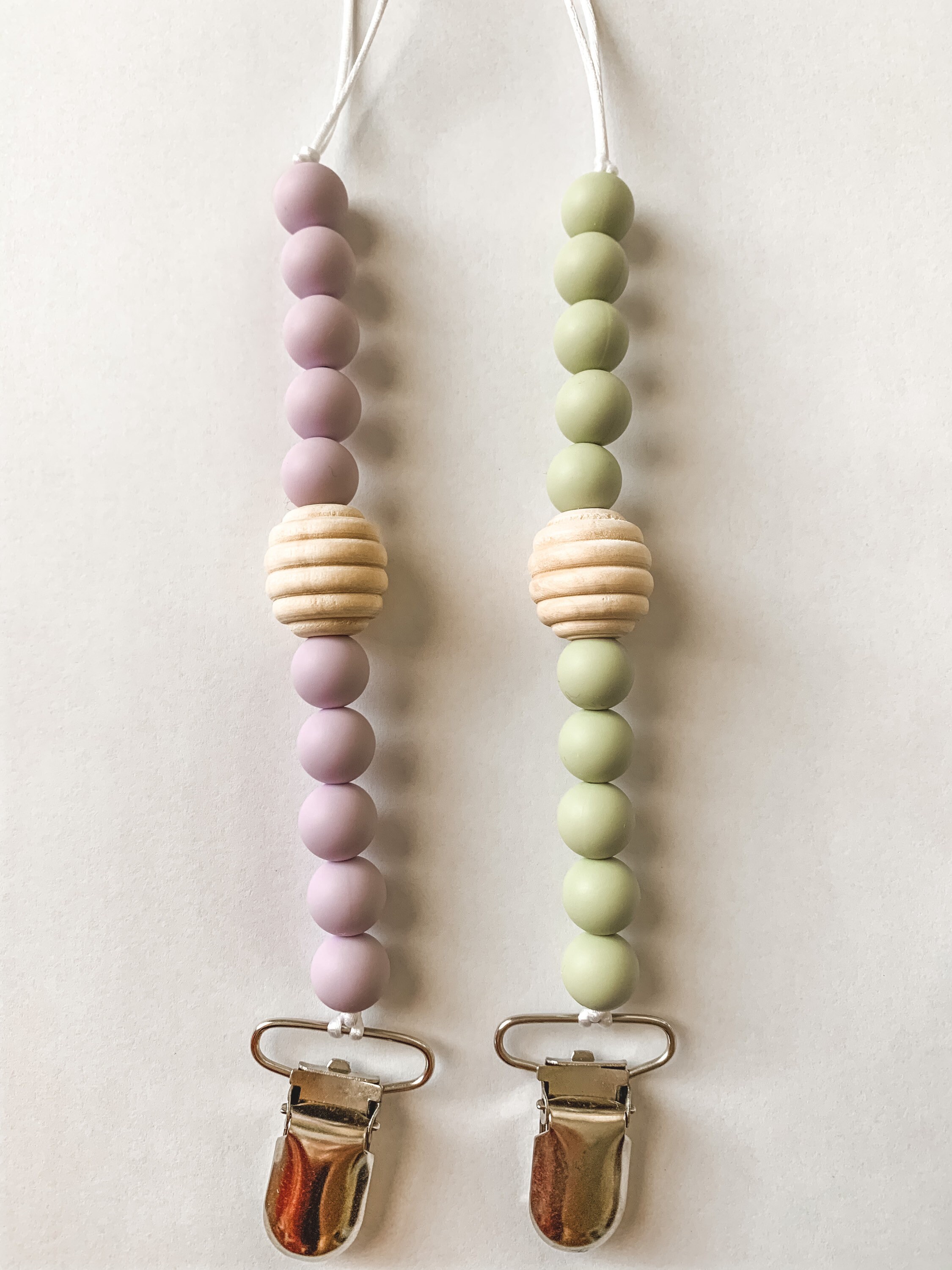 Beaded Pacifier Clips // BPA Free Beaded Silicone Teething Etsy
