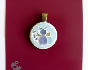 Mosaic/Glass Cat Pendant