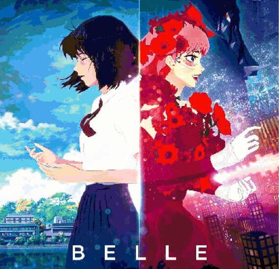 BELLE Anime Mamoru Hosoda Cross Stitch Pattern PDF - Etsy BELLE Anime Mamoru Hosoda Cross Stitch Pattern PDF - Etsy