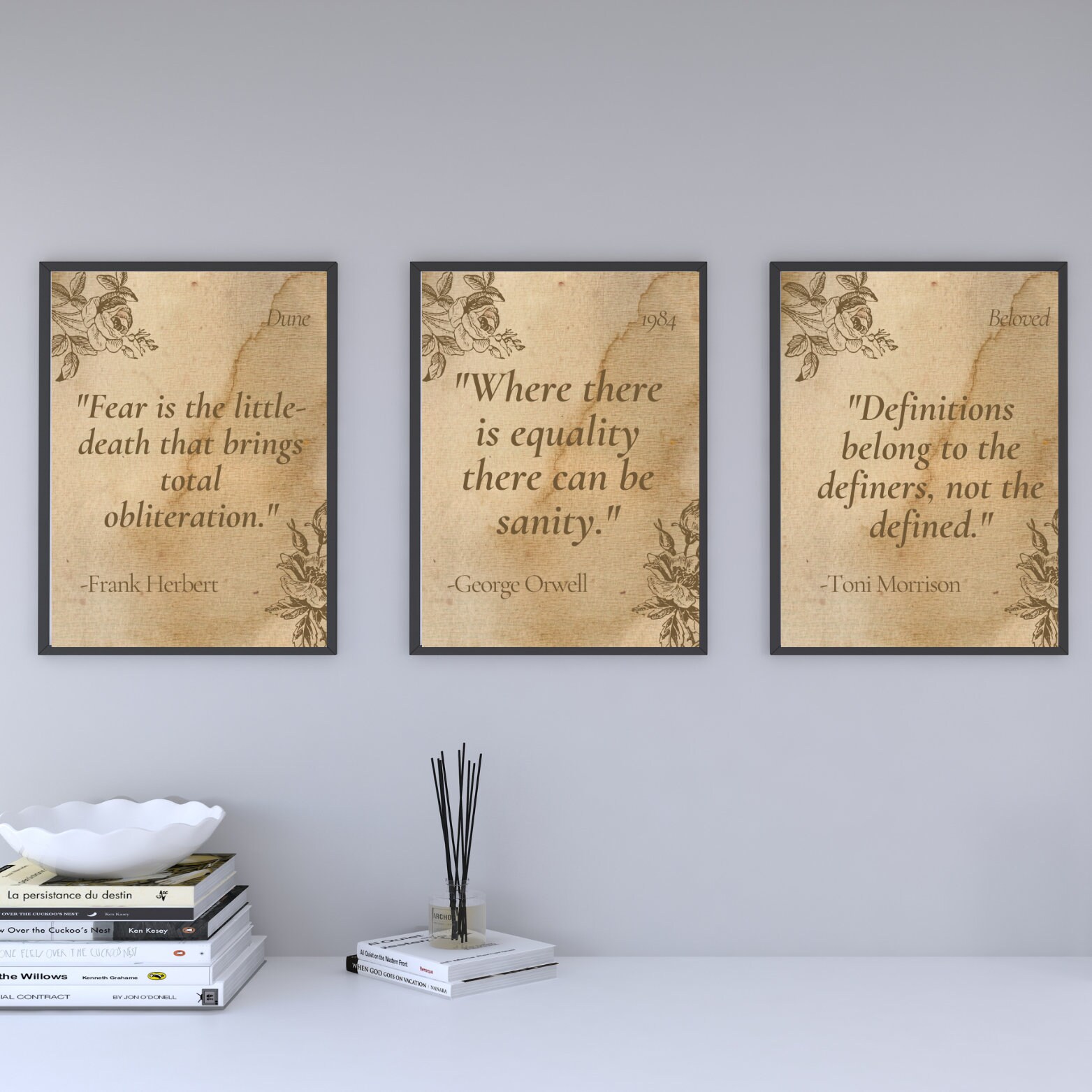 Book Quote Posters Set of 10 DIGITAL Downloads, Classroom Decor ...