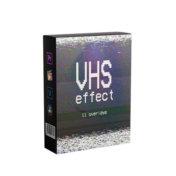 VHS CAM EFFECT - Adobe Premiere Pro, Vegas Pro, Fina Cut X, Davinci Resolve, Easy! Different Effects. Change video to vintage style!