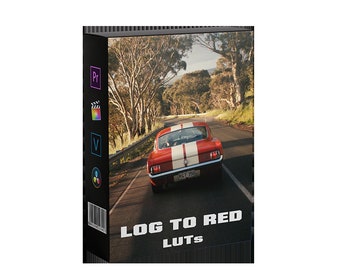 SLOG2 to RED LUTs - Change your camera to film camera! *CUBE - Davinci Resolve, Adobe Premiere Pro, Vegas, Final Cut - 2022