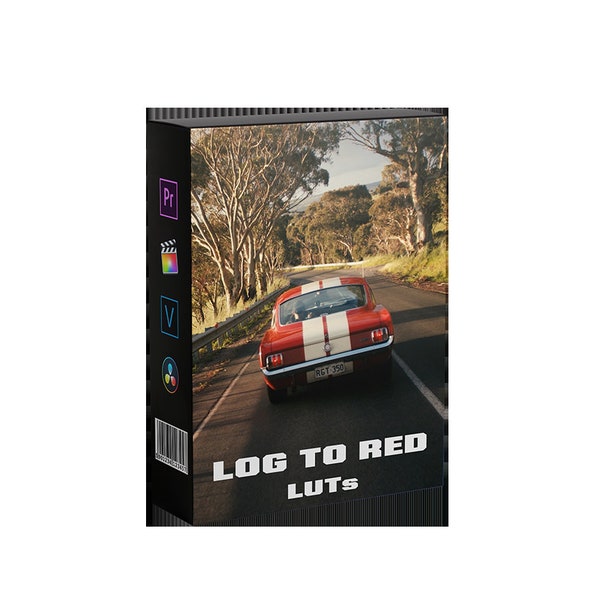 SLOG2 to RED LUTs - Change your camera to film camera! *CUBE - Davinci Resolve, Adobe Premiere Pro, Vegas, Final Cut - 2022