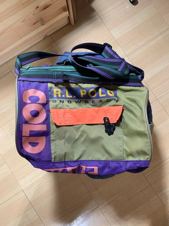 90s Vintage polo ralph lauren snow beach duffle ba