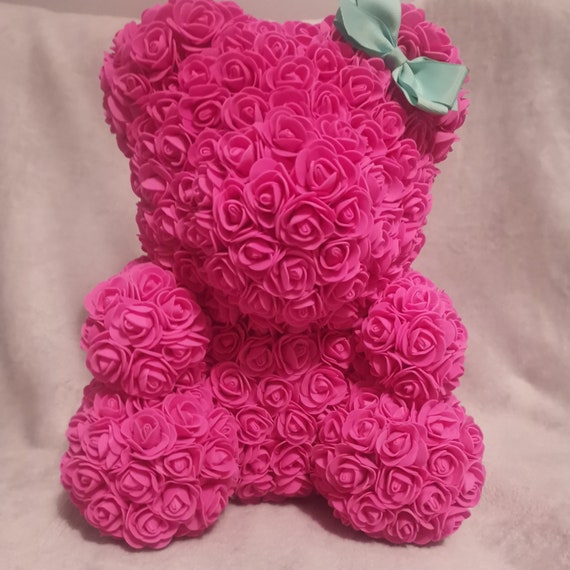 35cm Rose Pink Bear UK
