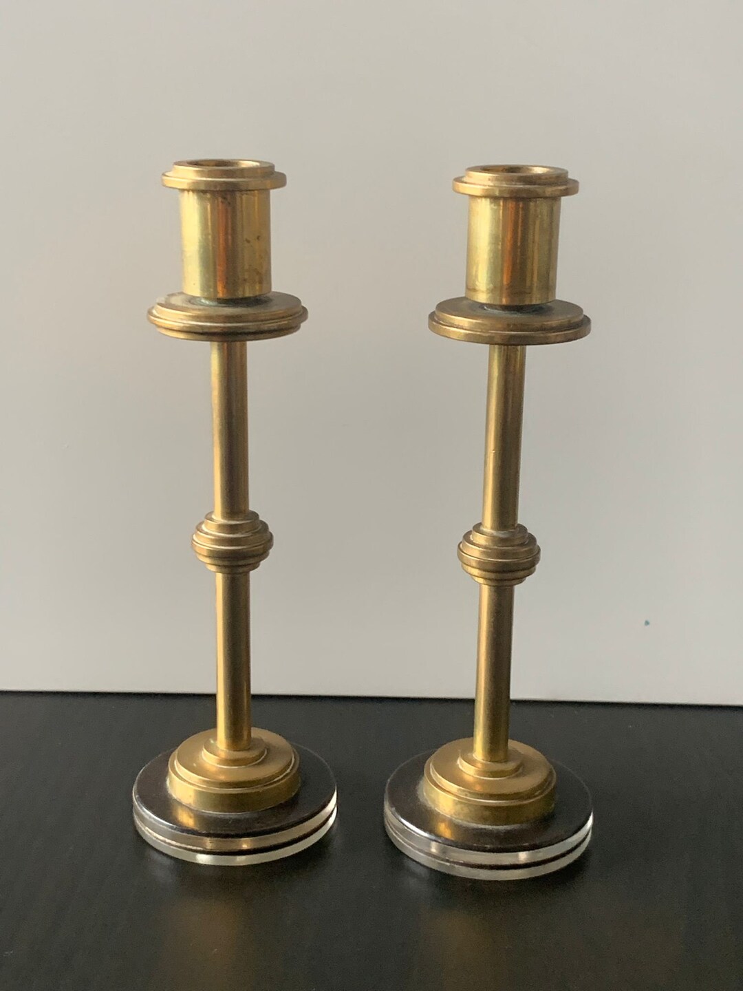 Vintage Brass Candlestick Holders Brass Candle Holders. Etsy