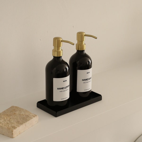 Kitchen Soap Dispenser Set With Tray - Etsy