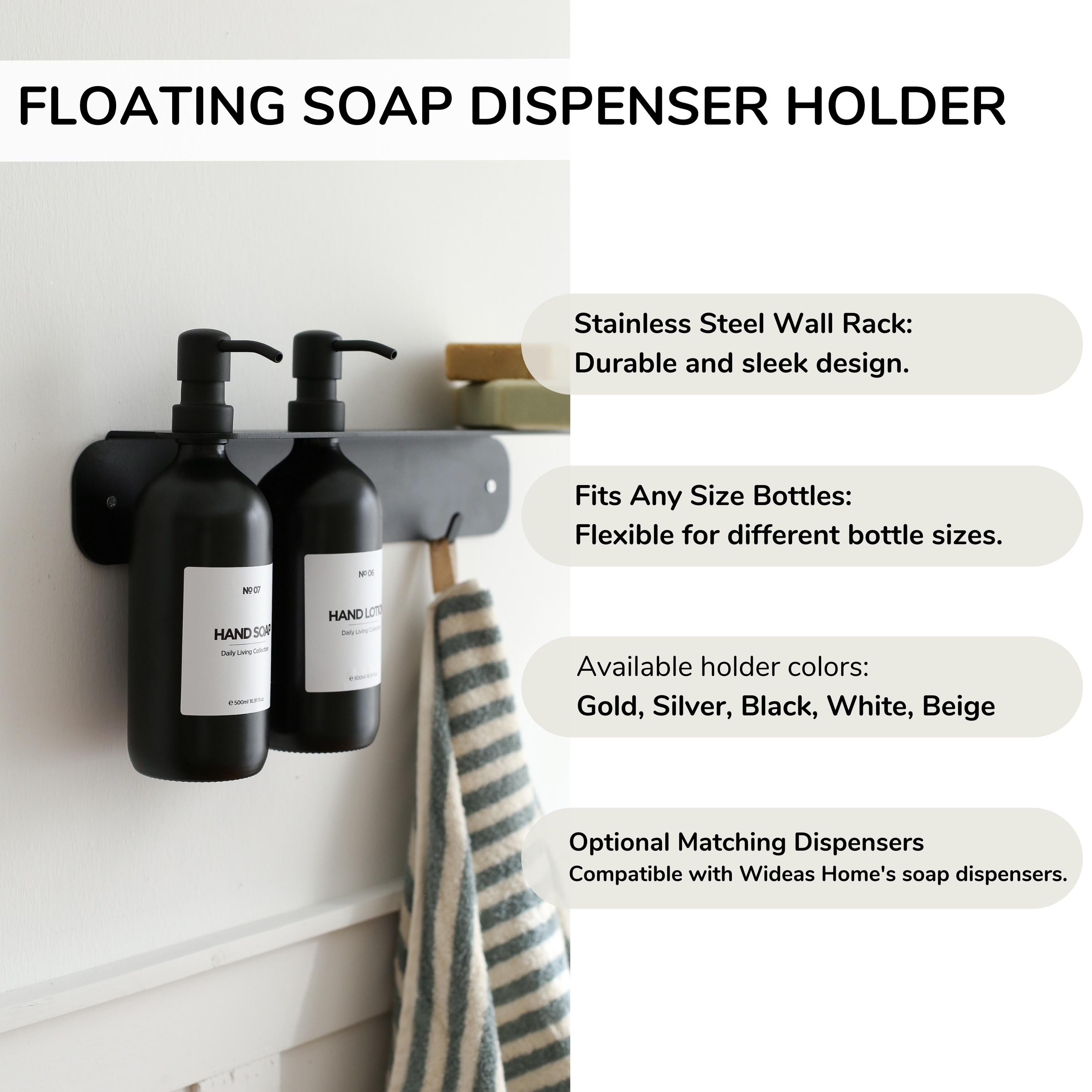 Stainless Steel Liquid Soap Dispenser Holder Wall Mounted At ₹ 350/piece | SS Soap Dispenser In - View #6