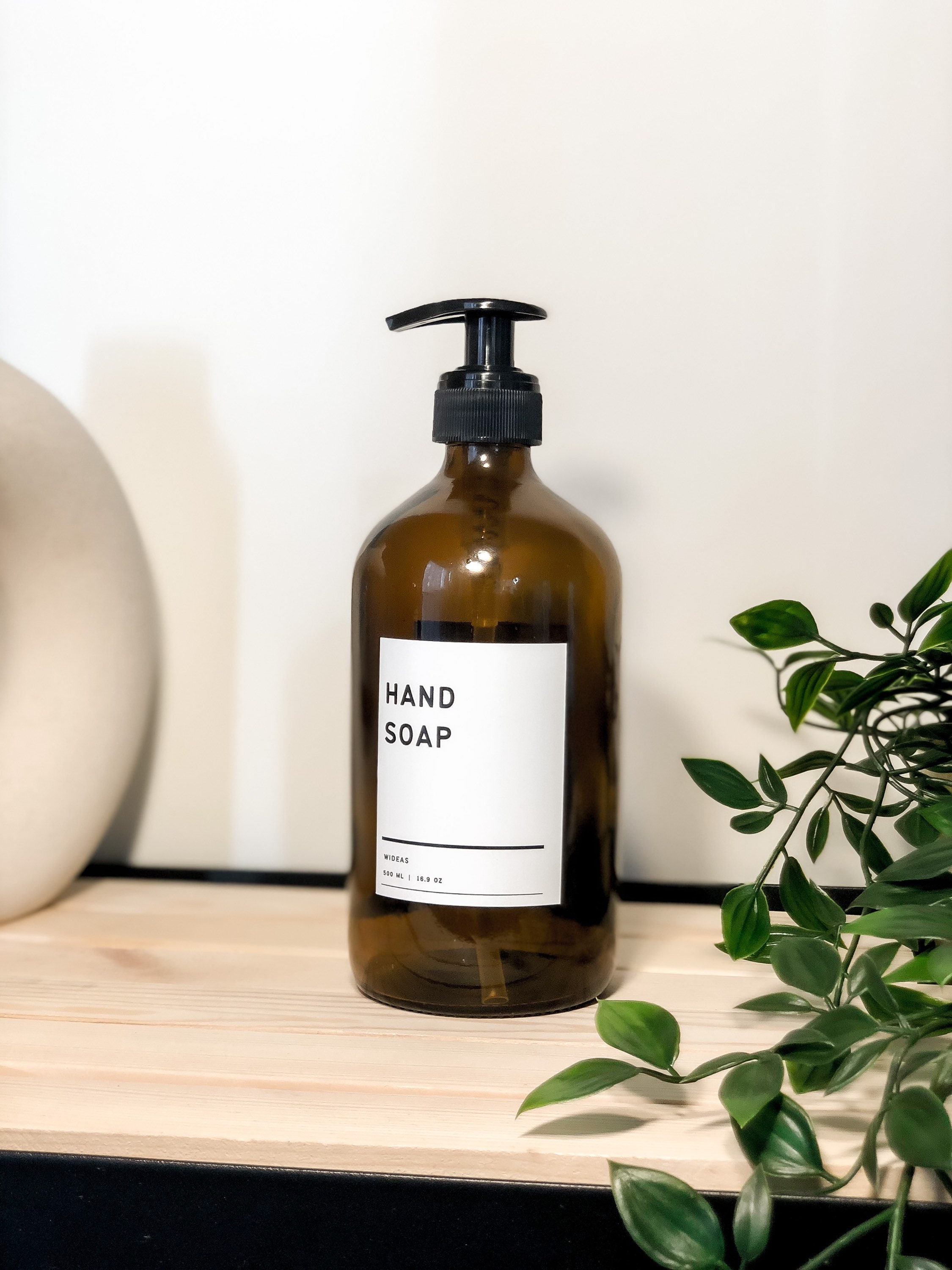 Soap Dispenser Label Hand Soap Label Waterproof Vinyl Etsy