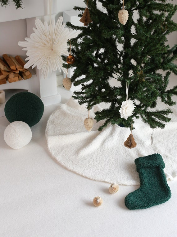 Gonna bianca per albero di natale clearance