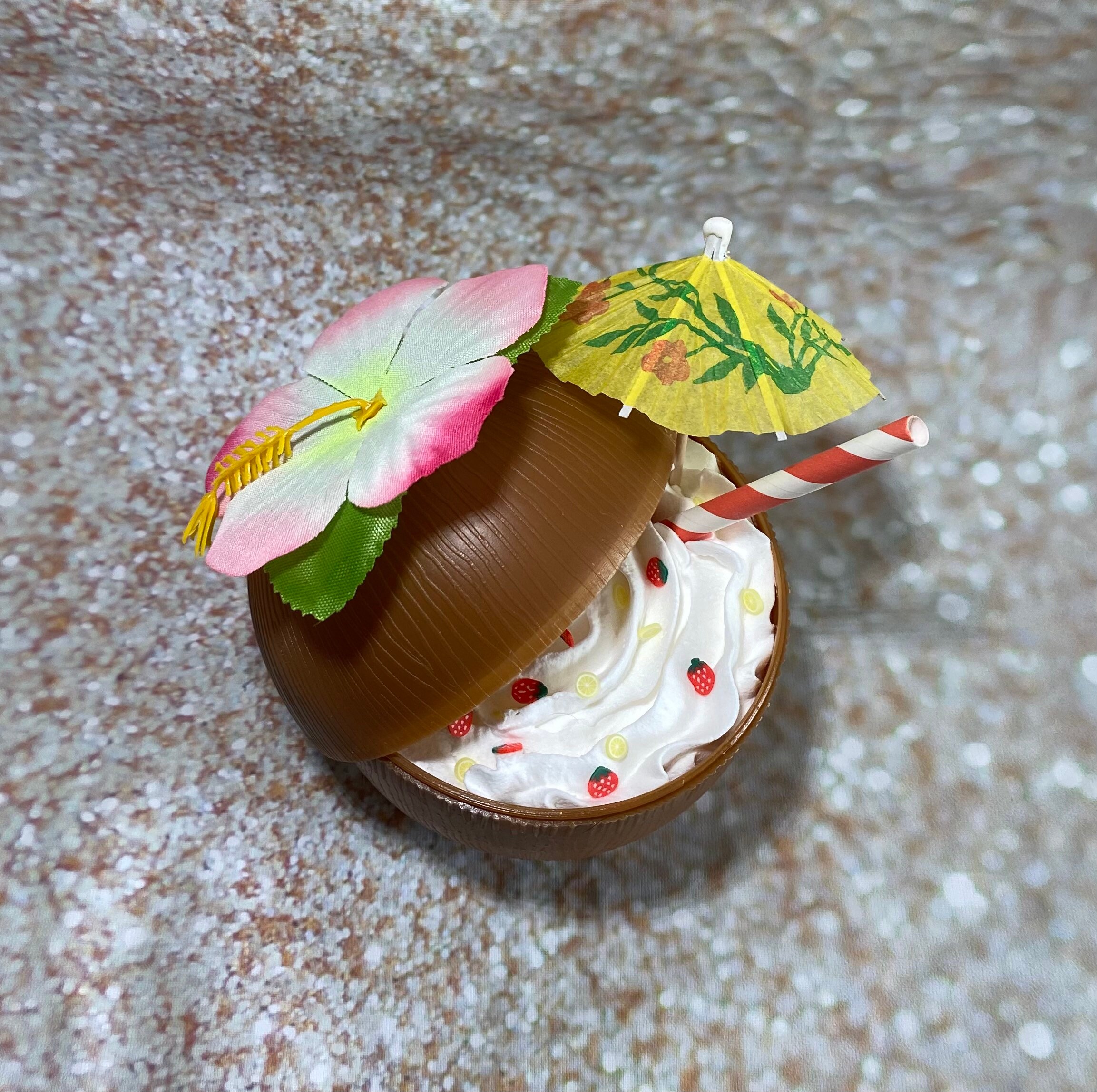 Fake Coconut Drink Summer Drinks Tropical Drink Fake Alcohol Etsy