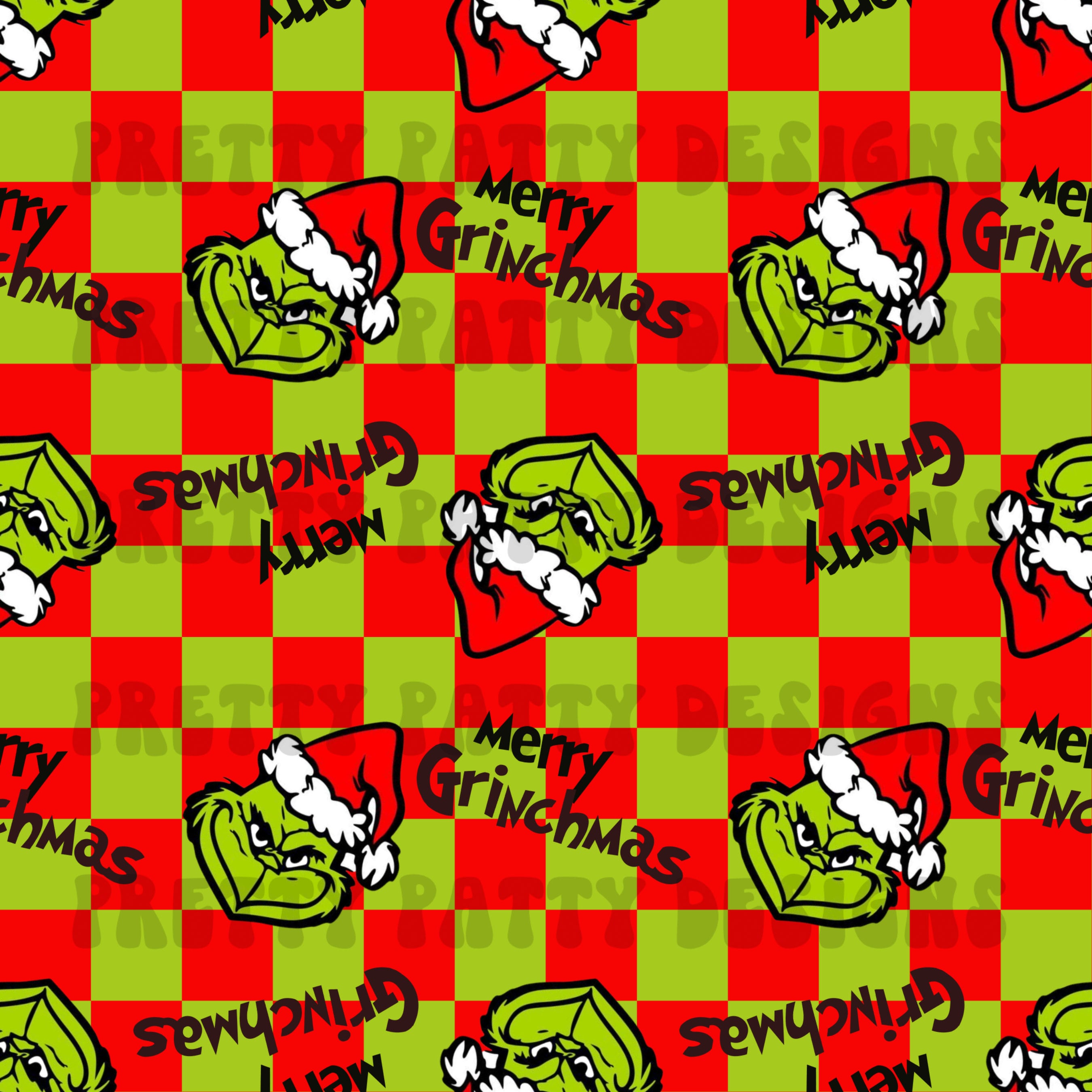 Grinchmas Retro Grinch Seamless File Digital Download - Etsy