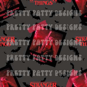 Stranger thing eddie seamless hallloween  file digital download