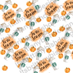 Starbucks seamless file svg digital download