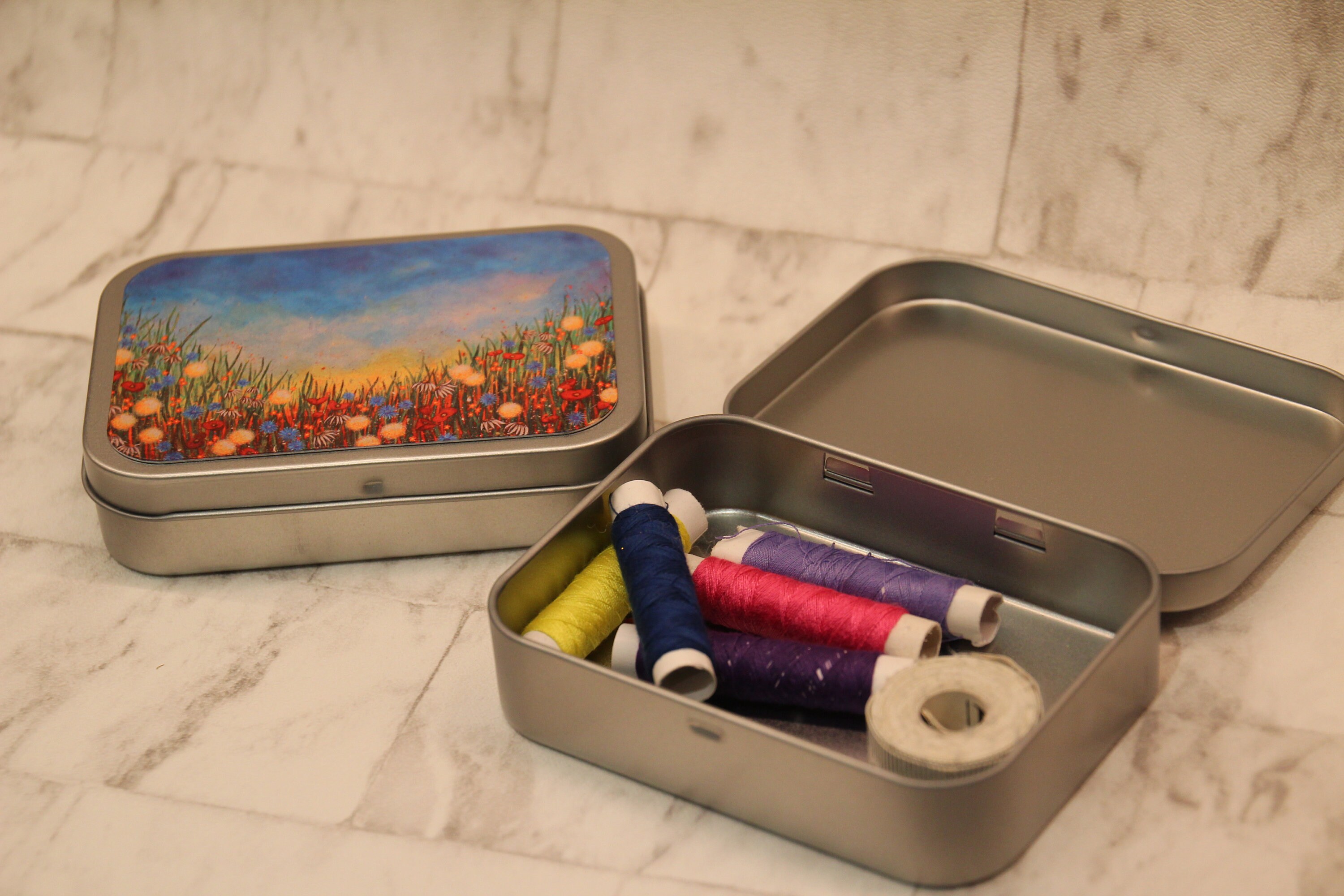 Handy Small Tin Gifts for Her Trinkets Keepsakes Arty Etsy UK
