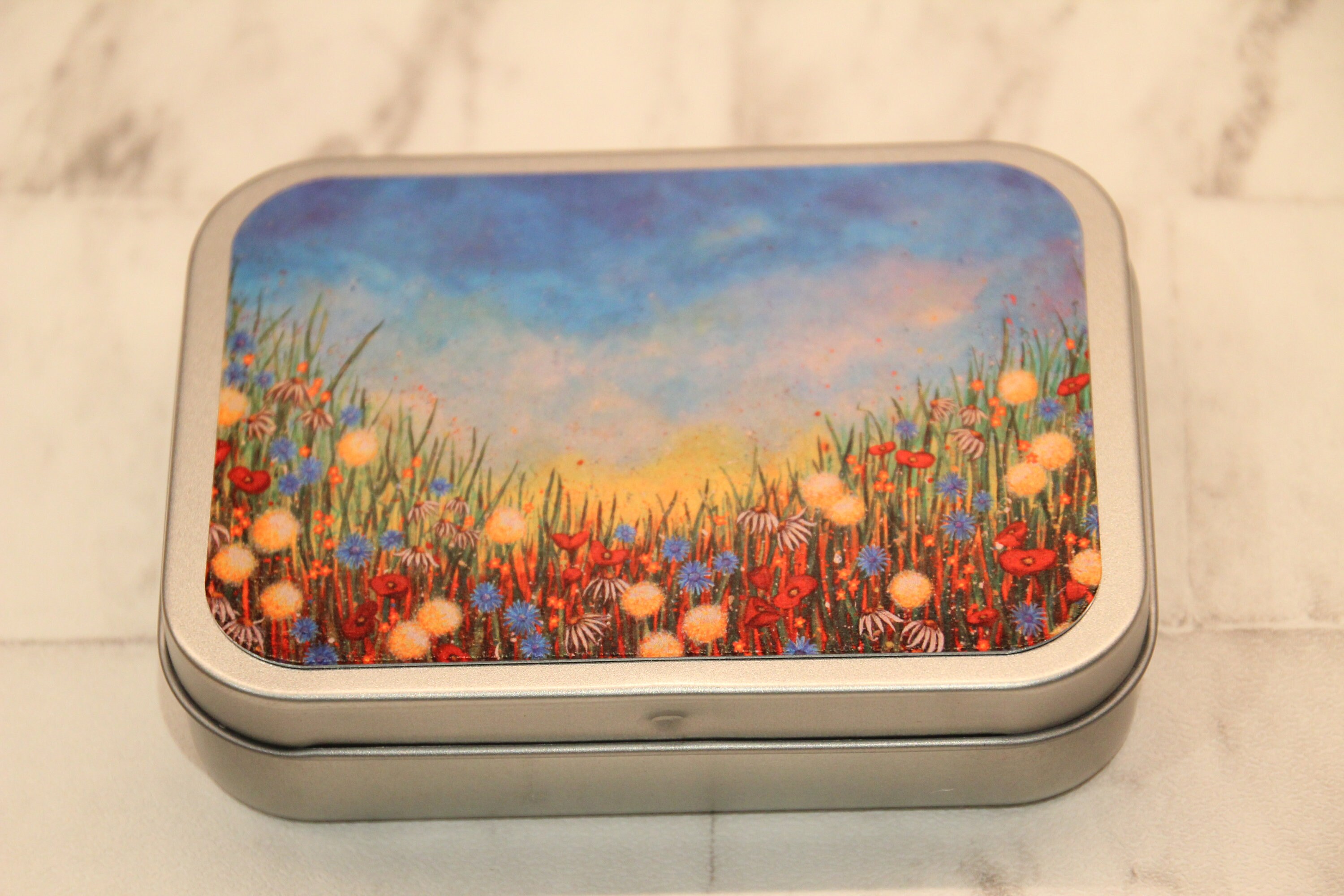 Handy Small Tin Gifts for Her Trinkets Keepsakes Arty Etsy UK