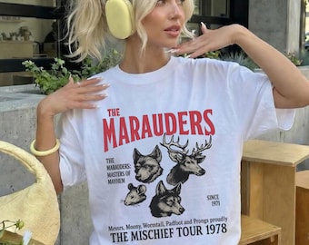 Marauders Shirt UNISEX Comfort Colors® 70s Wizards Marauders World Tour