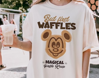 But First Waffles Comfort Colors Shirt