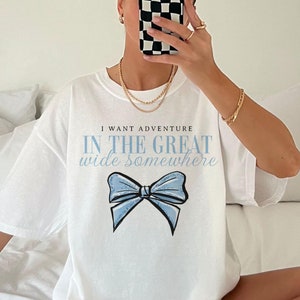 Adventure Coquette Comfort Colors Shirt - Beauty and the Beast inspired shirt - Belle princess