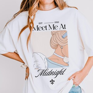 Meet me at Midnight Comfort Colors Shirt - Cinderella Inspired Shirt