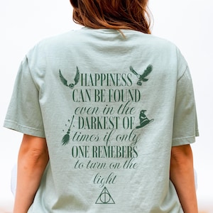 Bookish Quote Comfort Colors® Shirt - HP Wizard Quote Shirt - Universal Shirt - Magical Book Shirt