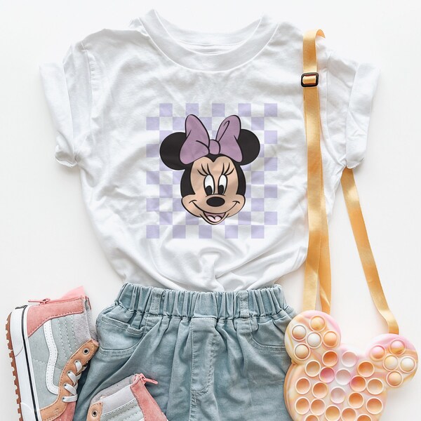 Kids Graphic Tee - Minnie Mouse - Kids Disney Shirt - Kids Mickey shirt - Kids Theme Park Shirt