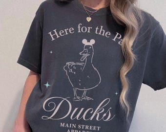 Park Ducks Comfort Colors Shirt - Disney Ducks Shirt - Disney shirt