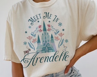 Arendelle Castle Shirt - Winter Castle Comfort Colors Shirt - Frozen shirt