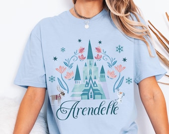 Shirt winterkasteel - Shirt kasteel Arendelle - Shirt winterkasteel Frozen - Shirt Frozen