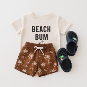 Boys Beach Bum Shirt - Boys Summer shirt - Boys Beach Shirt - Boys Vacation shirt