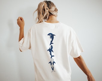Comfort Colors® Orca Whales Shirt, Sealife Orca Whale Tee, Vintage Whale Shirt,Whale Lover Gifted,Killer Whale Shirt,Ocean Whale Orca Gifted