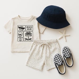 Boys  Beach Bum Shirt - Boys Summer shirt - Boys Beach Shirt - Boys Vacation shirt
