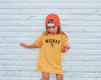 Kinder Mickey Shirt - Mickey Mouse - Kinder Disney Shirt - Vintage Mickey Shirt - Kinder Freizeitpark Shirt