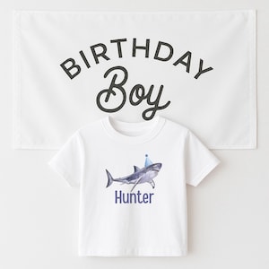 Shark Birthday for Boy, Kids Shark Shirt, Shark Birthday Outfit, Ocean Party Shirt,  Sea Birthday, Boy 1st Birthday Outfit