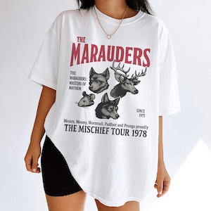 Marauders Shirt UNISEX Comfort Colors® 70s Wizards Marauders World Tour