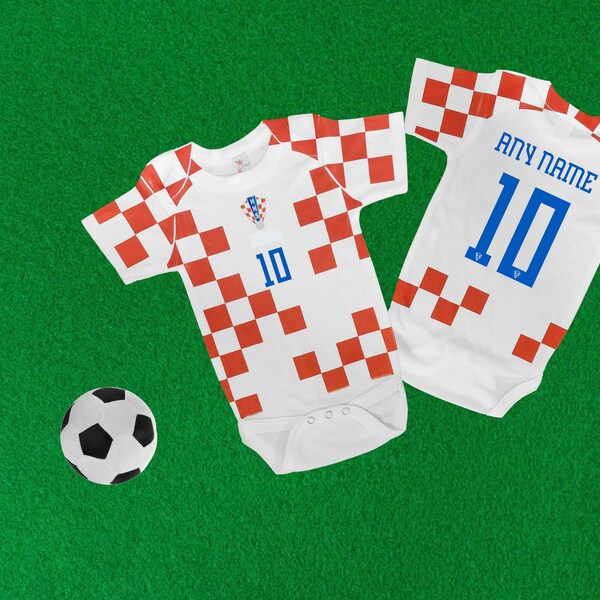 Kroatien Fußball inspirierter Baby Body