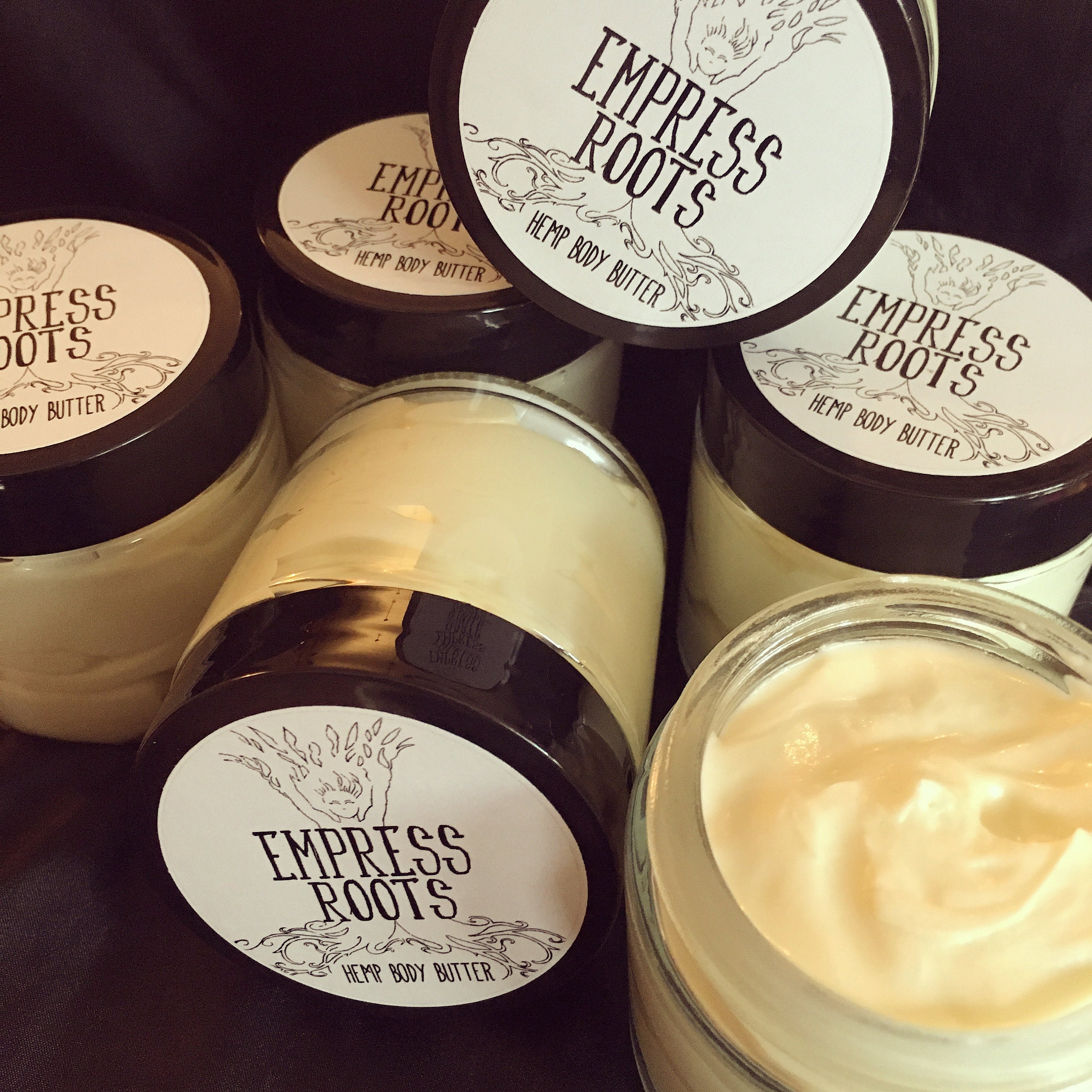 Hemp Body Butter Organic, Citrus, Cocoa, Shea, Jojoba, Avocado, Coconut
