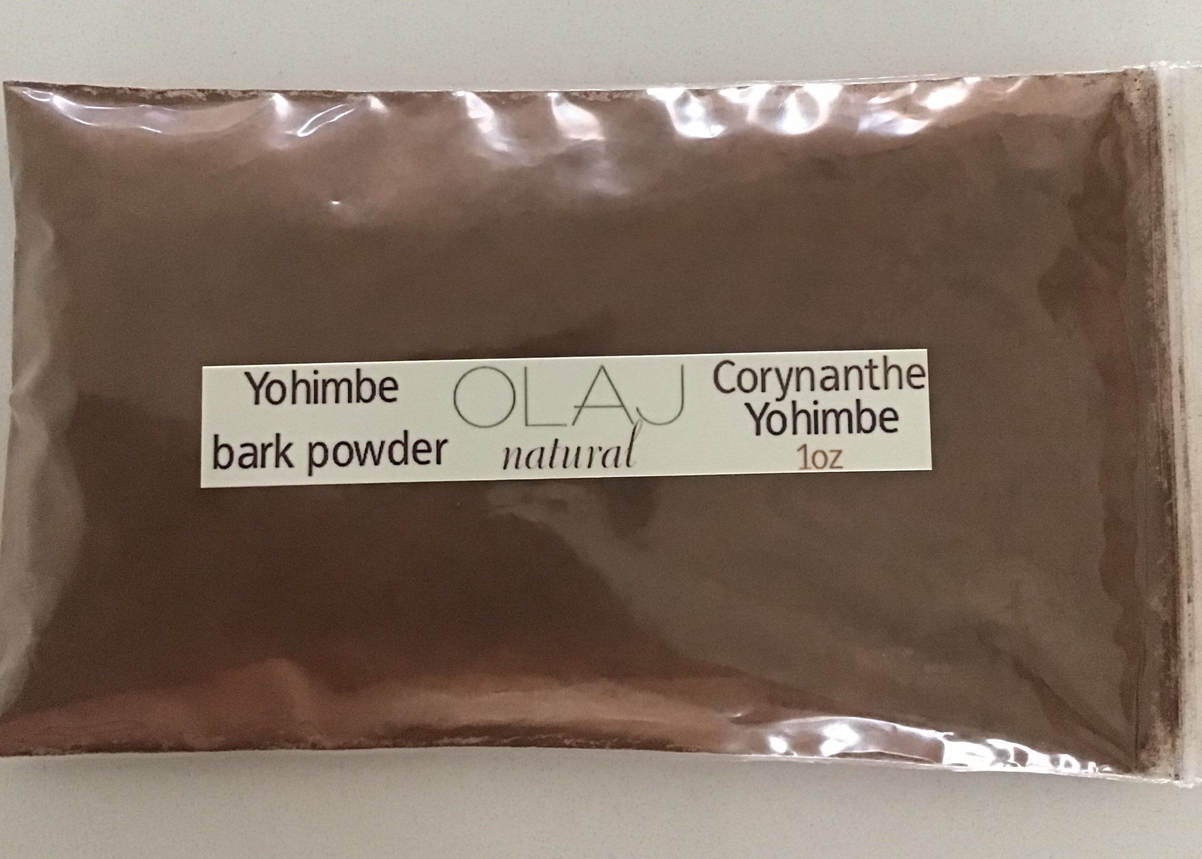 Yohimbe Bark Powder 1oz Pure Corynanthe yohimbe. Etsy