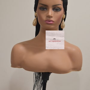 Cornrow braided wig/ braided wig/ black wig/ wig for black women