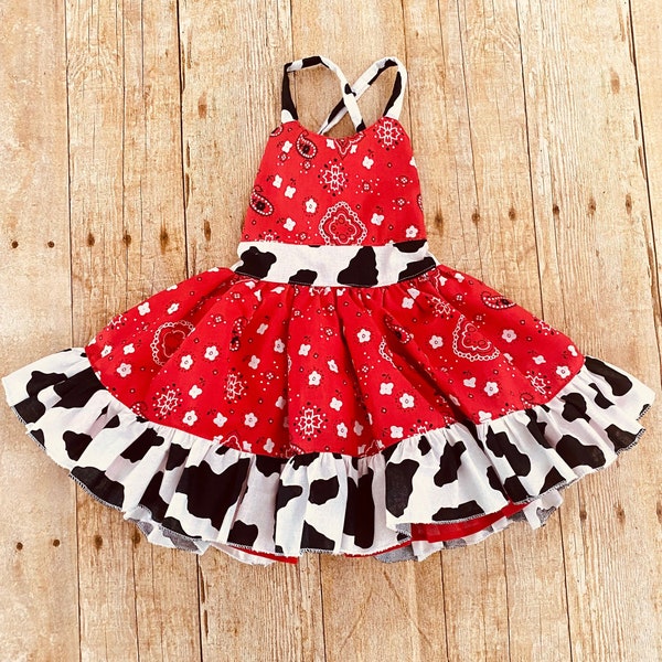 Bandana Print Dress - Etsy