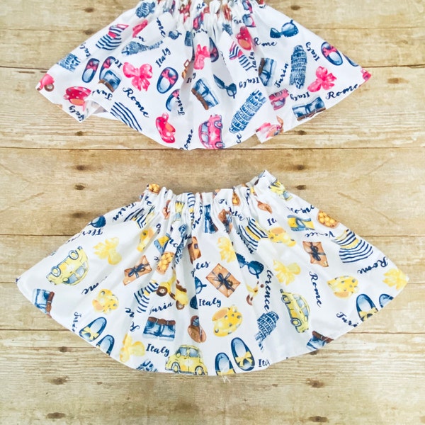 Adorable Handcrafted Girls' Skirts with Unique Designs - Sizes Newborn to 6 Years