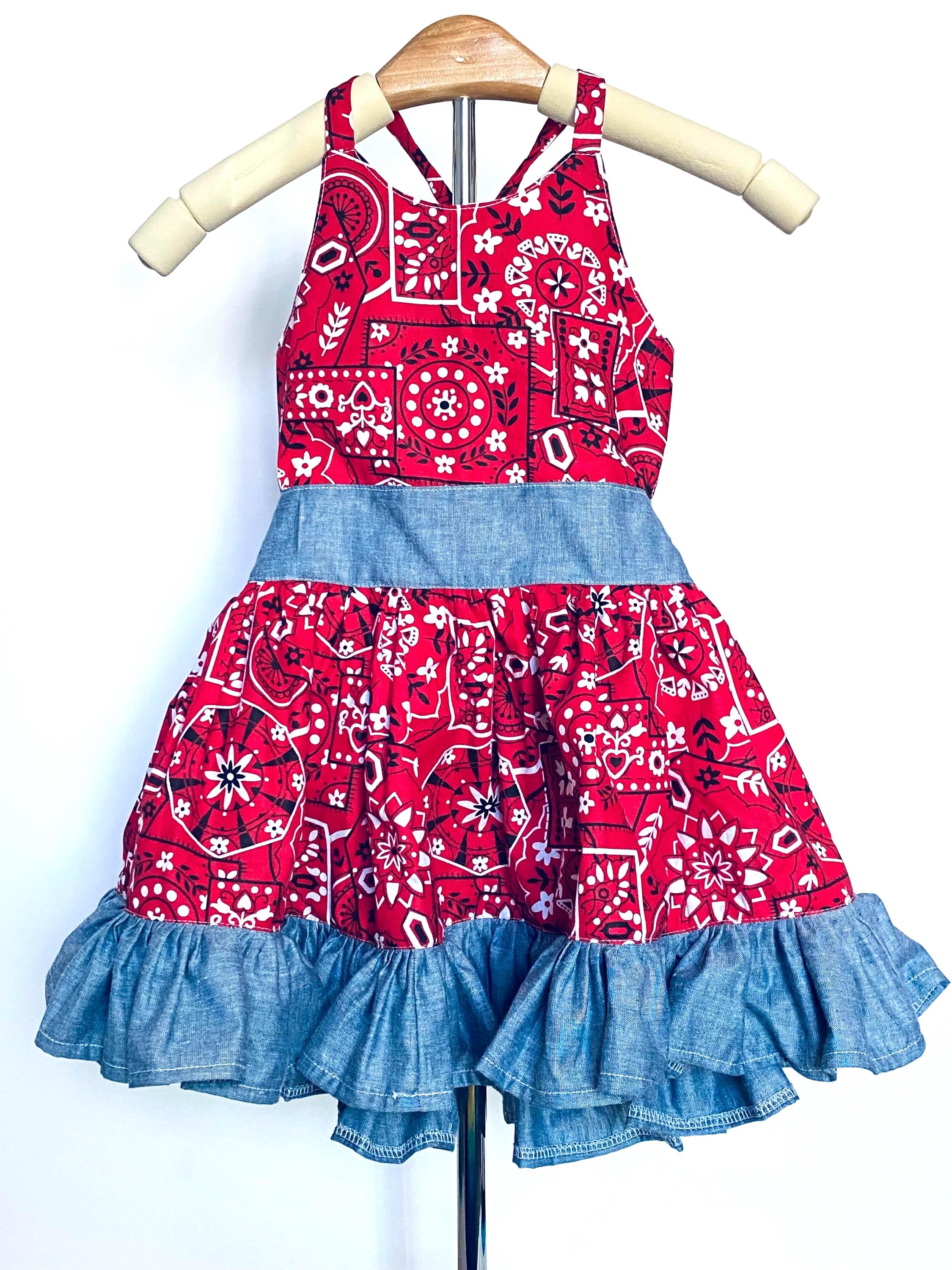 elegant v-neck ruffle detailed denim dress Dark Wash V Neck Ruffle Sleeve Denim Mini Dress main image 1