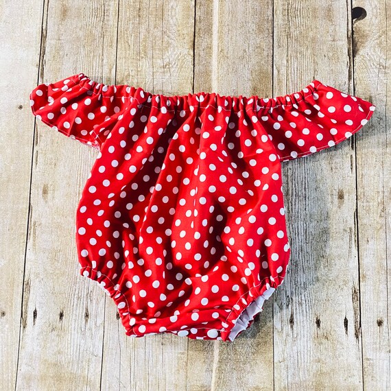Baby girl off shoulder romper 2025