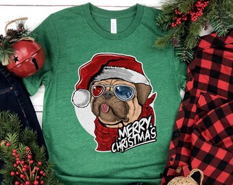 pug christmas pajamas