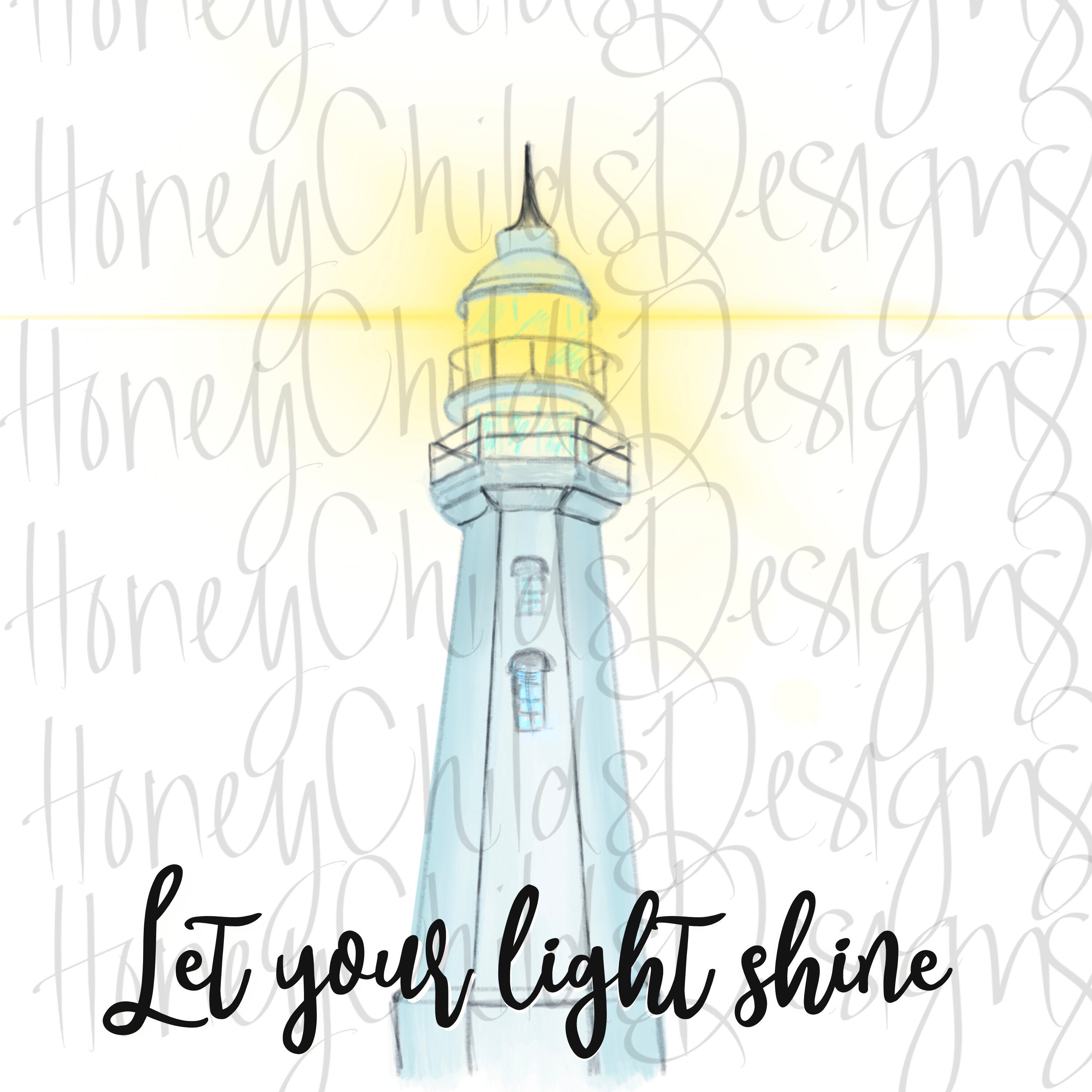 Let Your Light Shine 2 Png - Etsy